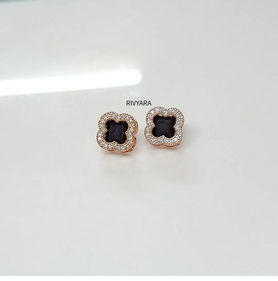Black Beauty Studs
