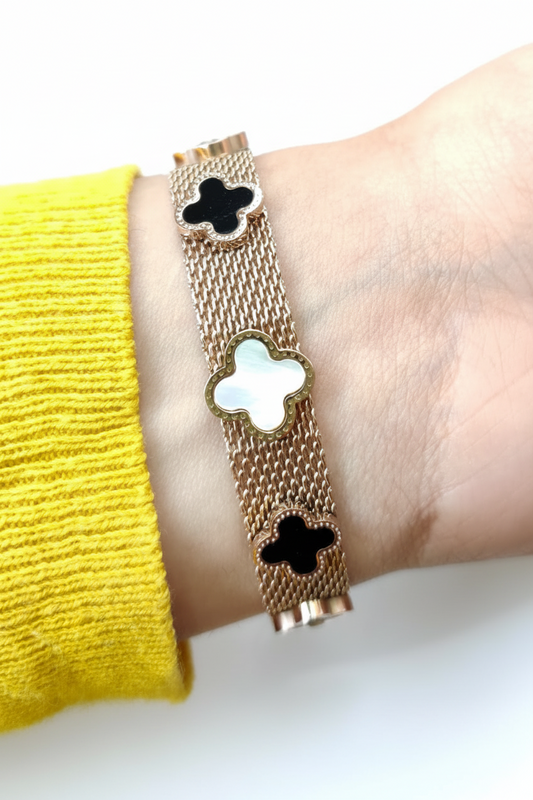 Clover Mesh Bracelet