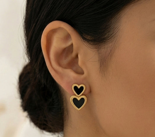 Double Love Earrings