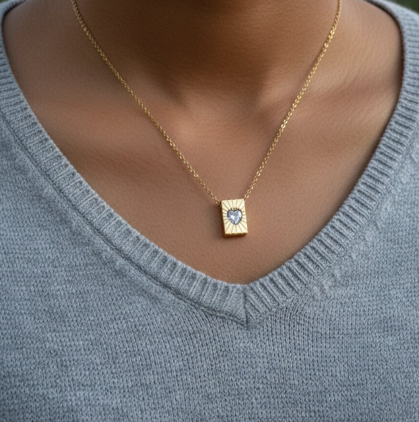 Heart Diary Necklace