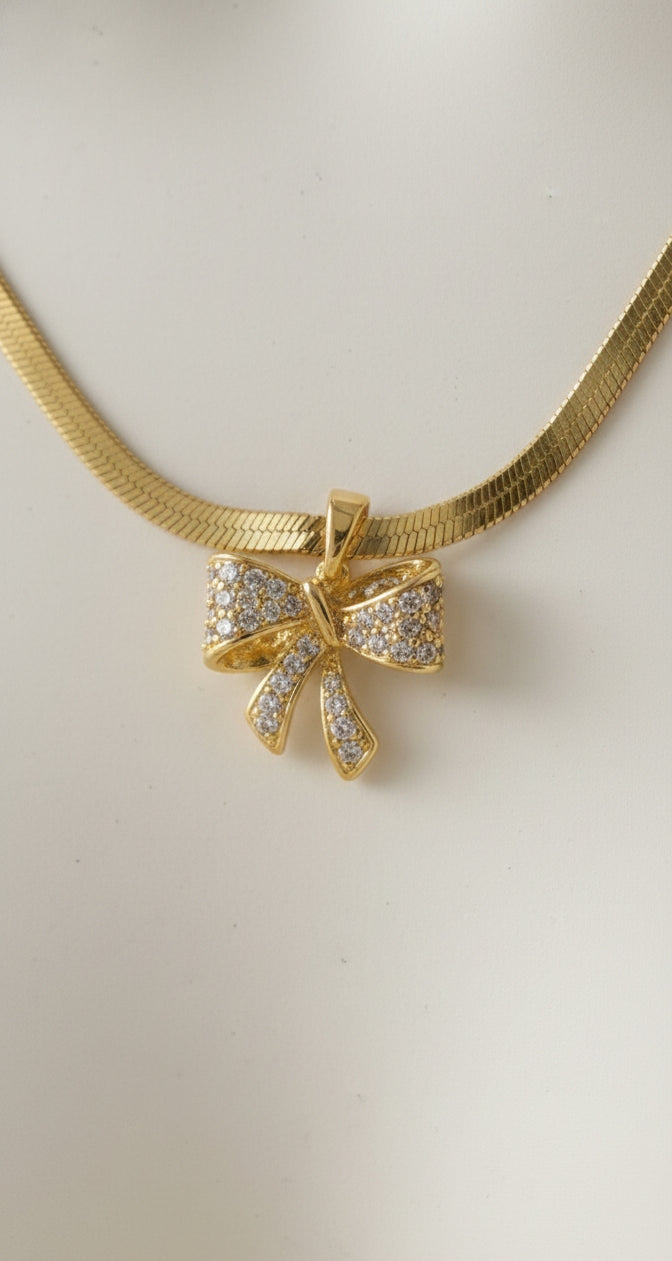 Blingy Bow Pendent
