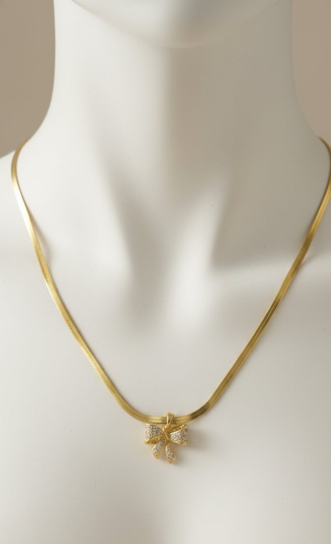 Blingy Bow Pendent