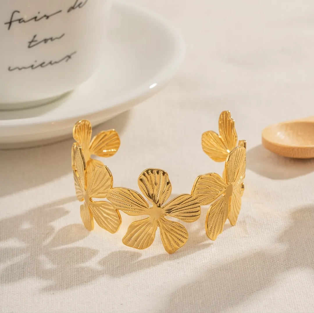 Golden Flower Bracelet
