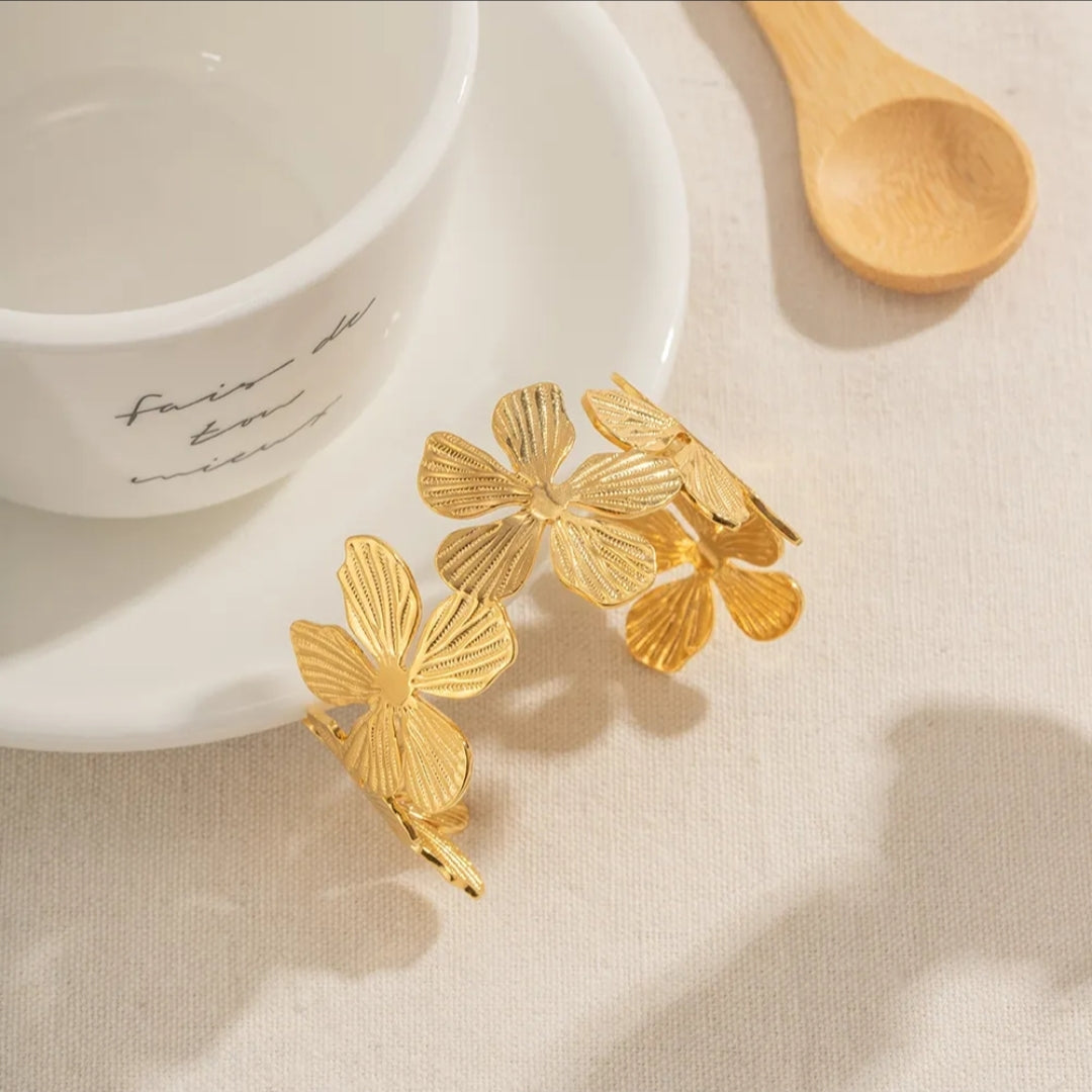 Golden Flower Bracelet