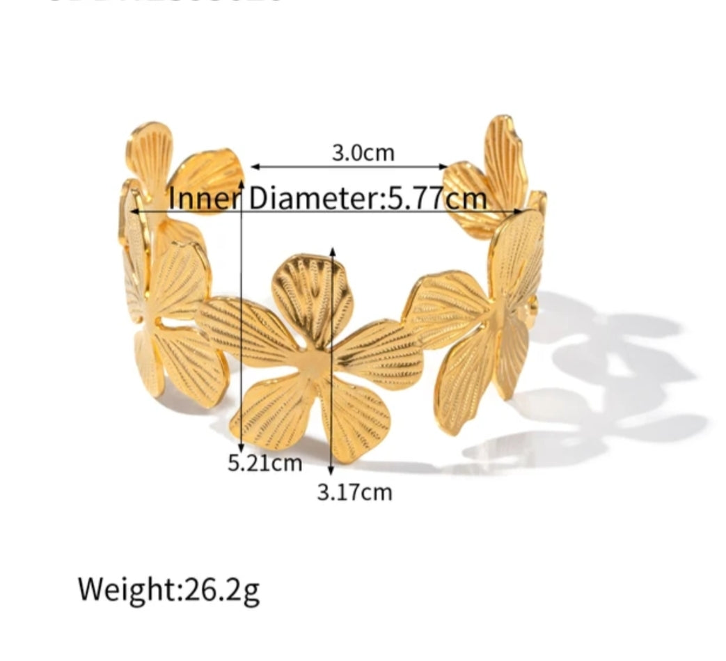 Golden Flower Bracelet