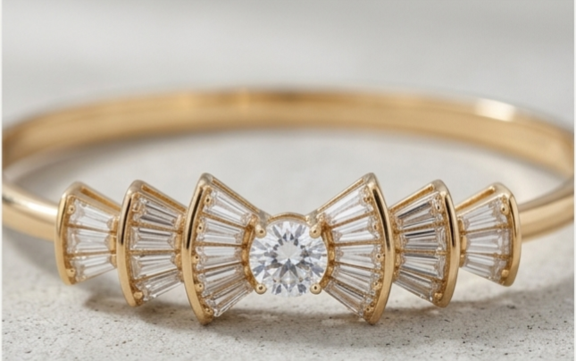 Bow Studed Bracelet