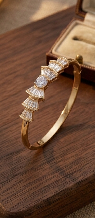 Bow Studed Bracelet
