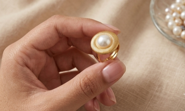 Pearly Pop Ring