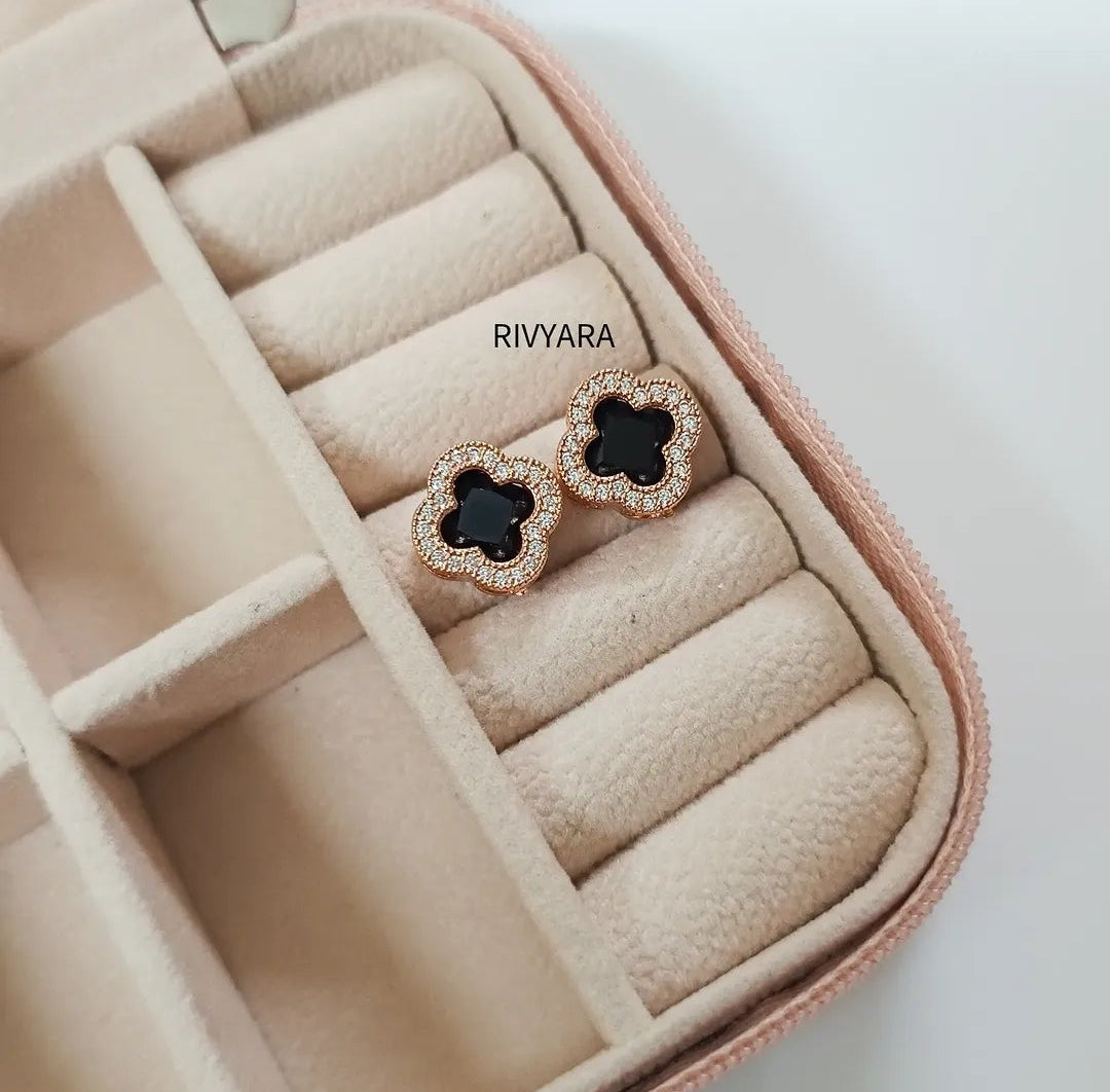 Black Beauty Studs