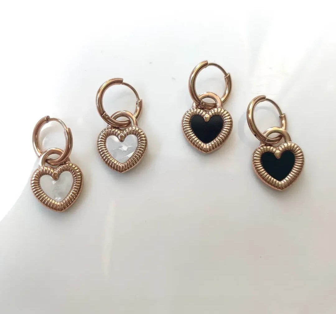 Reversible Heart Huggies