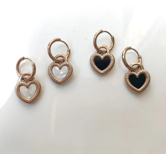 Reversible Heart Huggies