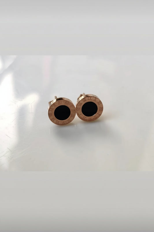 Roman Number Studs