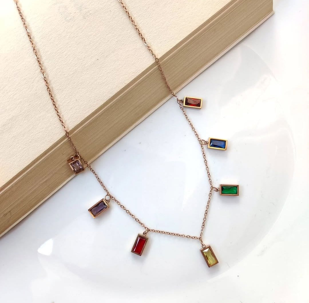 Infinity Stone Necklace