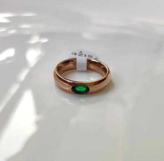Green Stone Ring